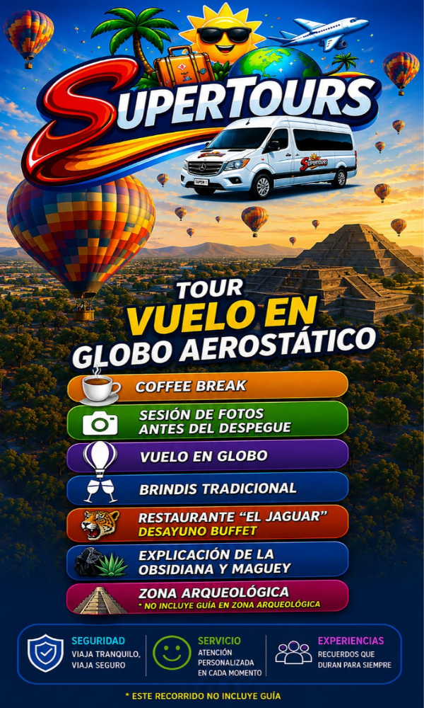 Tour vuelo aerostático